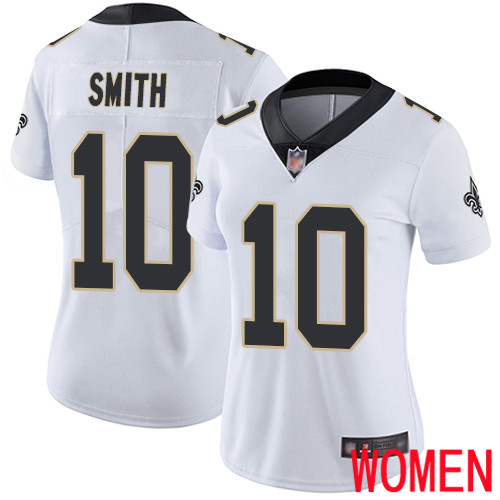 New Orleans Saints Limited White Women Tre Quan Smith Road Jersey NFL Football 10 Vapor Untouchable Jersey